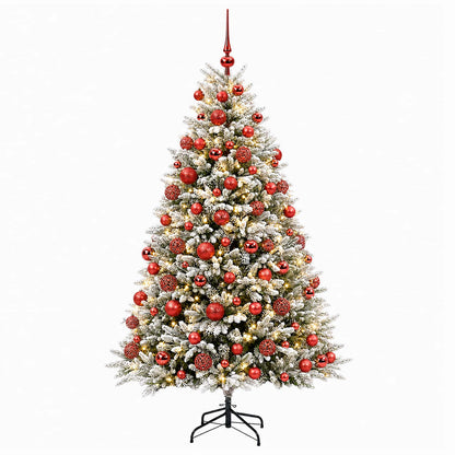 vidaXL Artificial Christmas Tree with Bauble 240 cm 300 LEDs