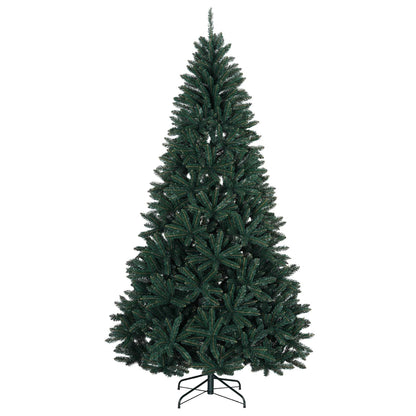 vidaXL Artificial Christmas Tree Dark Green with Bauble 210 cm