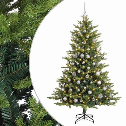 vidaXL Artificial Christmas Tree with Bauble 180 cm 300 LEDs