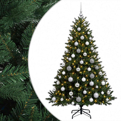 vidaXL Artificial Christmas Tree with Bauble 240 cm 300 LEDs