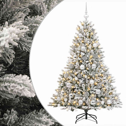 vidaXL Artificial Christmas Tree with Bauble 240 cm 300 LEDs
