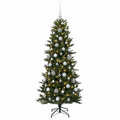 vidaXL Artificial Christmas Tree with Bauble 210 cm 300 LEDs