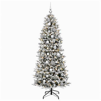 vidaXL Artificial Christmas Tree with Bauble 240 cm 300 LEDs