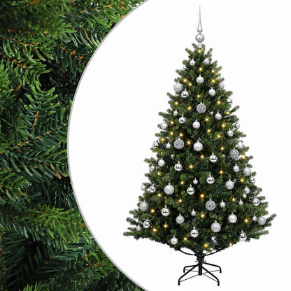 vidaXL Artificial Christmas Tree with Bauble 240 cm 300 LEDs