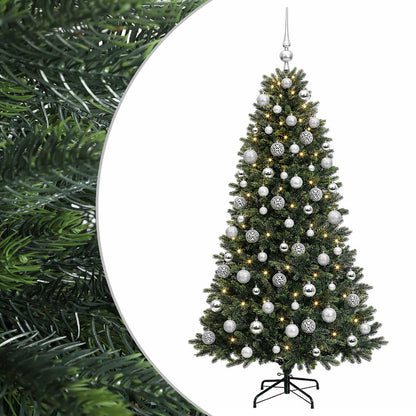 vidaXL Artificial Christmas Tree with Bauble 240 cm 300 LEDs