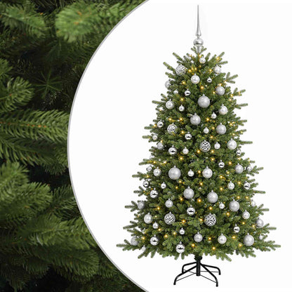 vidaXL Artificial Christmas Tree with Bauble 210 cm 300 LEDs