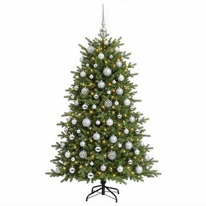 vidaXL Artificial Christmas Tree with Bauble 210 cm 300 LEDs