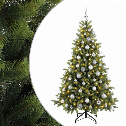 vidaXL Artificial Christmas Tree with Bauble 240 cm 300 LEDs