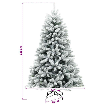 vidaXL Artificial Christmas Tree with Bauble 240 cm 300 LEDs