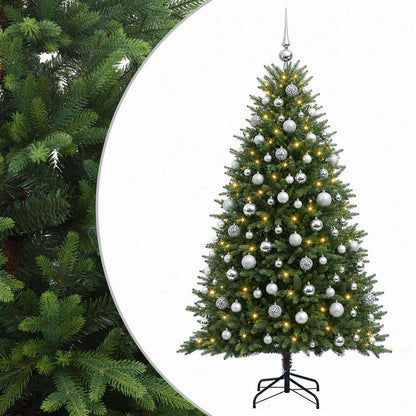 vidaXL Artificial Christmas Tree with Bauble 210 cm 300 LEDs