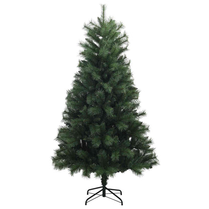 vidaXL Artificial Hinged Christmas Tree with Baubles 210 cm 300 LEDs