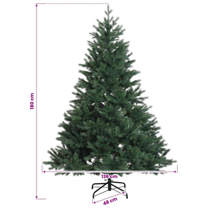 vidaXL Artificial Christmas Tree with Bauble 180 cm 300 LEDs