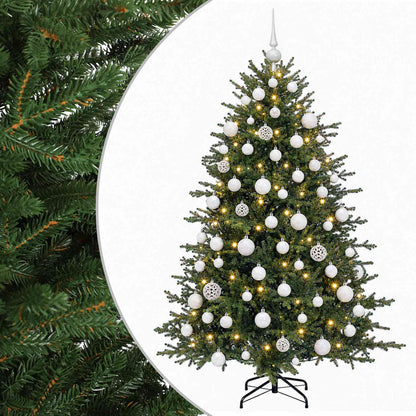 vidaXL Artificial Christmas Tree with Bauble 240 cm 300 LEDs