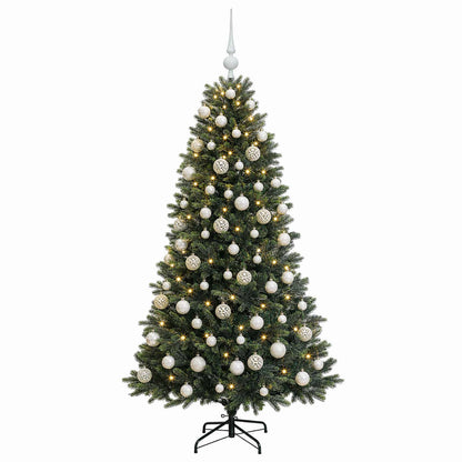 vidaXL Artificial Christmas Tree with Bauble 180 cm 300 LEDs