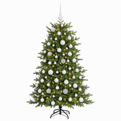 vidaXL Artificial Christmas Tree with Bauble 180 cm 300 LEDs