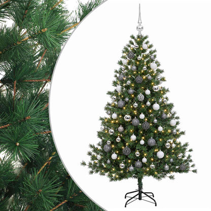 vidaXL Artificial Christmas Tree with Bauble 180 cm 300 LEDs