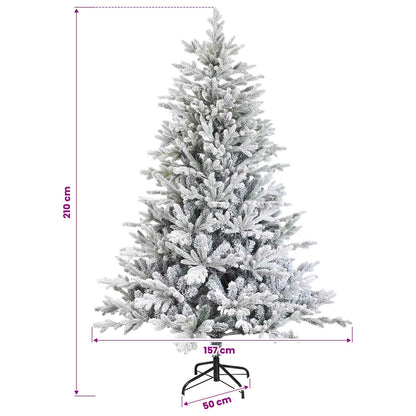 vidaXL Artificial Christmas Tree with Bauble 210 cm 300 LEDs