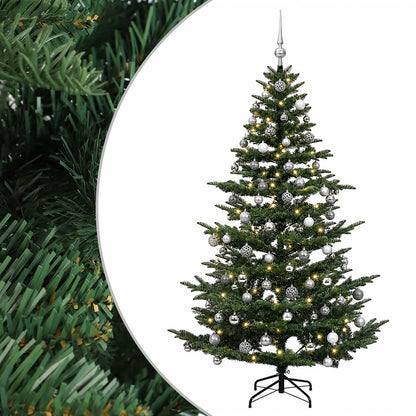 vidaXL Artificial Christmas Tree with Bauble 210 cm 300 LEDs