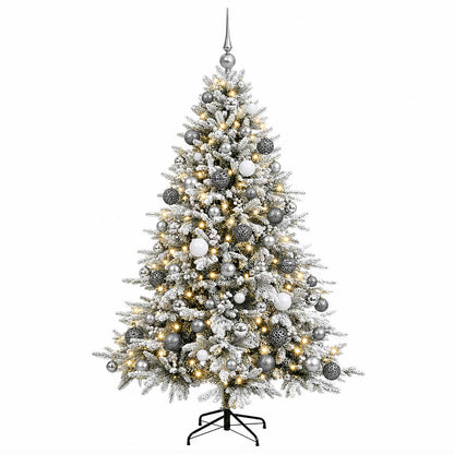 vidaXL Artificial Christmas Tree with Bauble 240 cm 300 LEDs