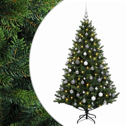 vidaXL Artificial Christmas Tree with Bauble 240 cm 300 LEDs