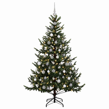 vidaXL Artificial Christmas Tree with Bauble 180 cm 300 LEDs