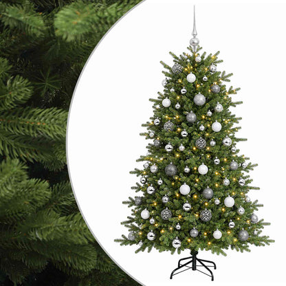 vidaXL Artificial Christmas Tree with Bauble 210 cm 300 LEDs