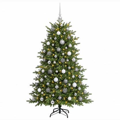 vidaXL Artificial Christmas Tree with Bauble 240 cm 300 LEDs