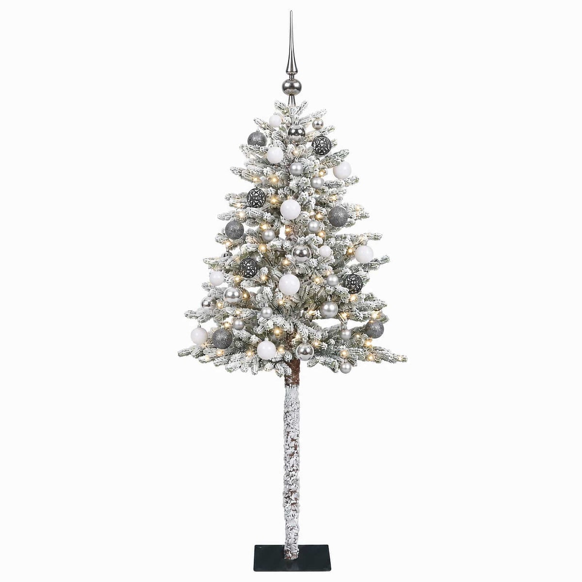 vidaXL Artificial Christmas Tree with Bauble 180 cm 300 LEDs