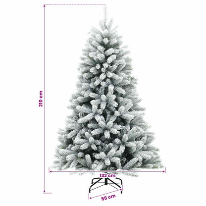 vidaXL Artificial Christmas Tree with Bauble 210 cm 300 LEDs