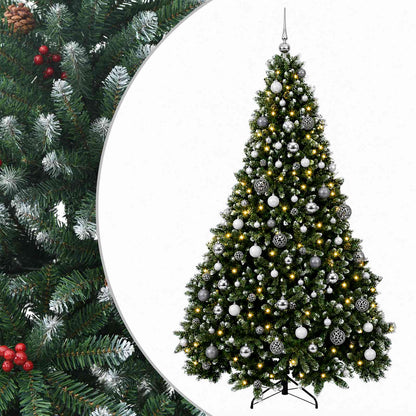 vidaXL Artificial Christmas Tree with Bauble 180 cm 300 LEDs