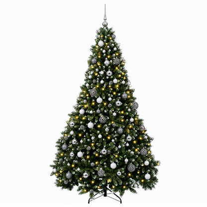 vidaXL Artificial Christmas Tree with Bauble 180 cm 300 LEDs