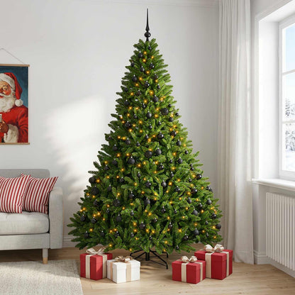 vidaXL Artificial Christmas Tree Light Green with Baubles 300 cm