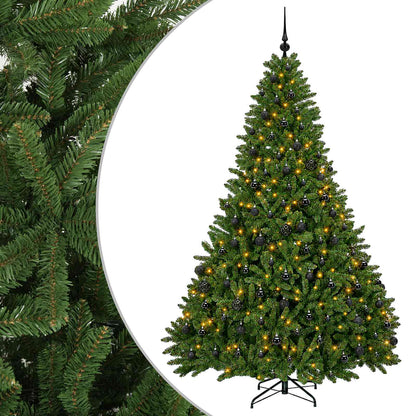 vidaXL Artificial Christmas Tree Light Green with Baubles 300 cm