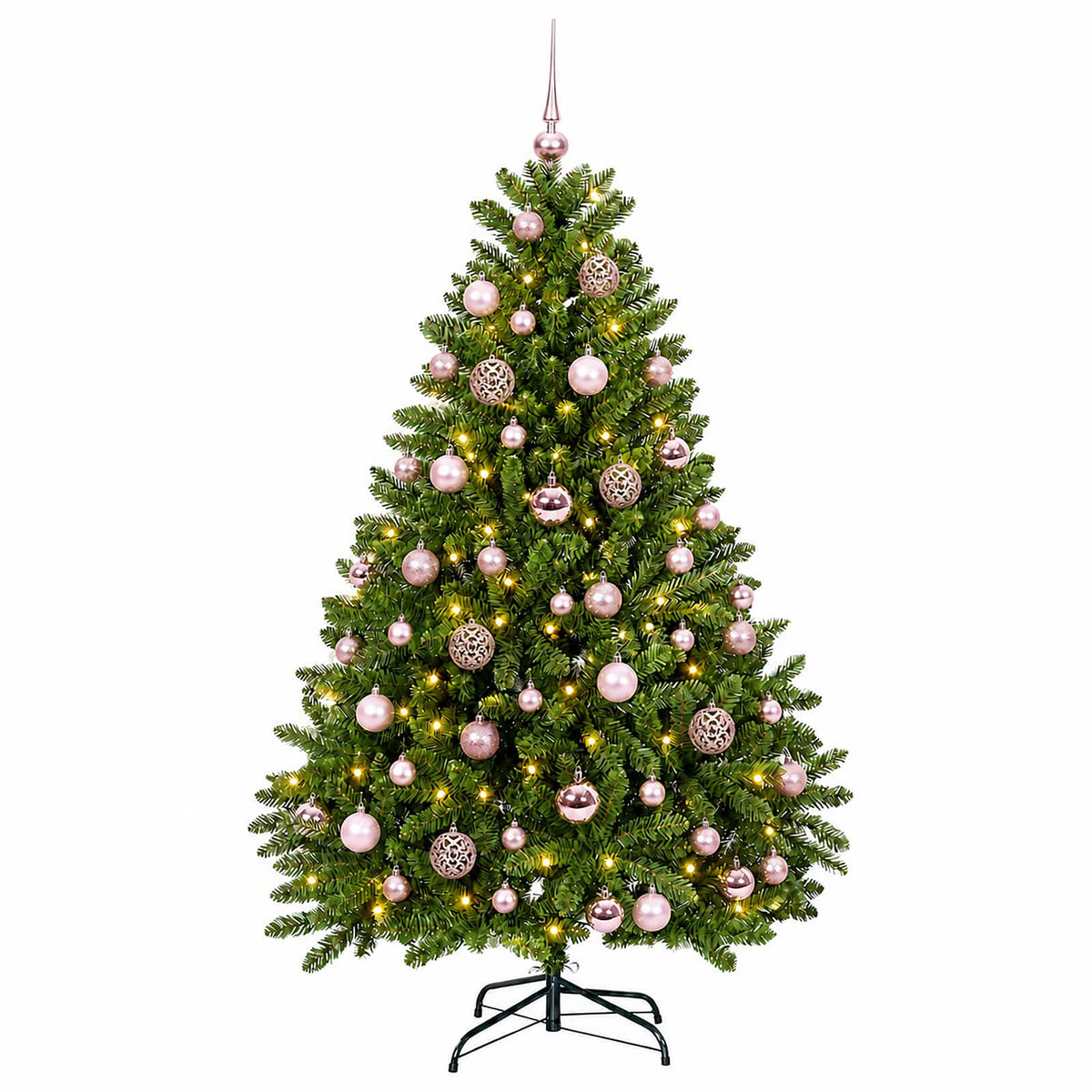 vidaXL Artificial Christmas Tree Light Green with Bauble 270 cm