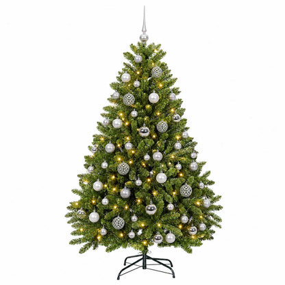 vidaXL Artificial Christmas Tree Light Green with Bauble 270 cm