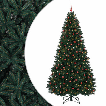 vidaXL Artificial Christmas Tree Dark Green with Bauble 270 cm
