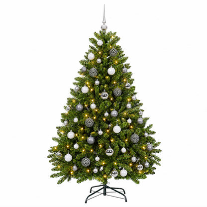 vidaXL Artificial Christmas Tree Light Green with Bauble 270 cm