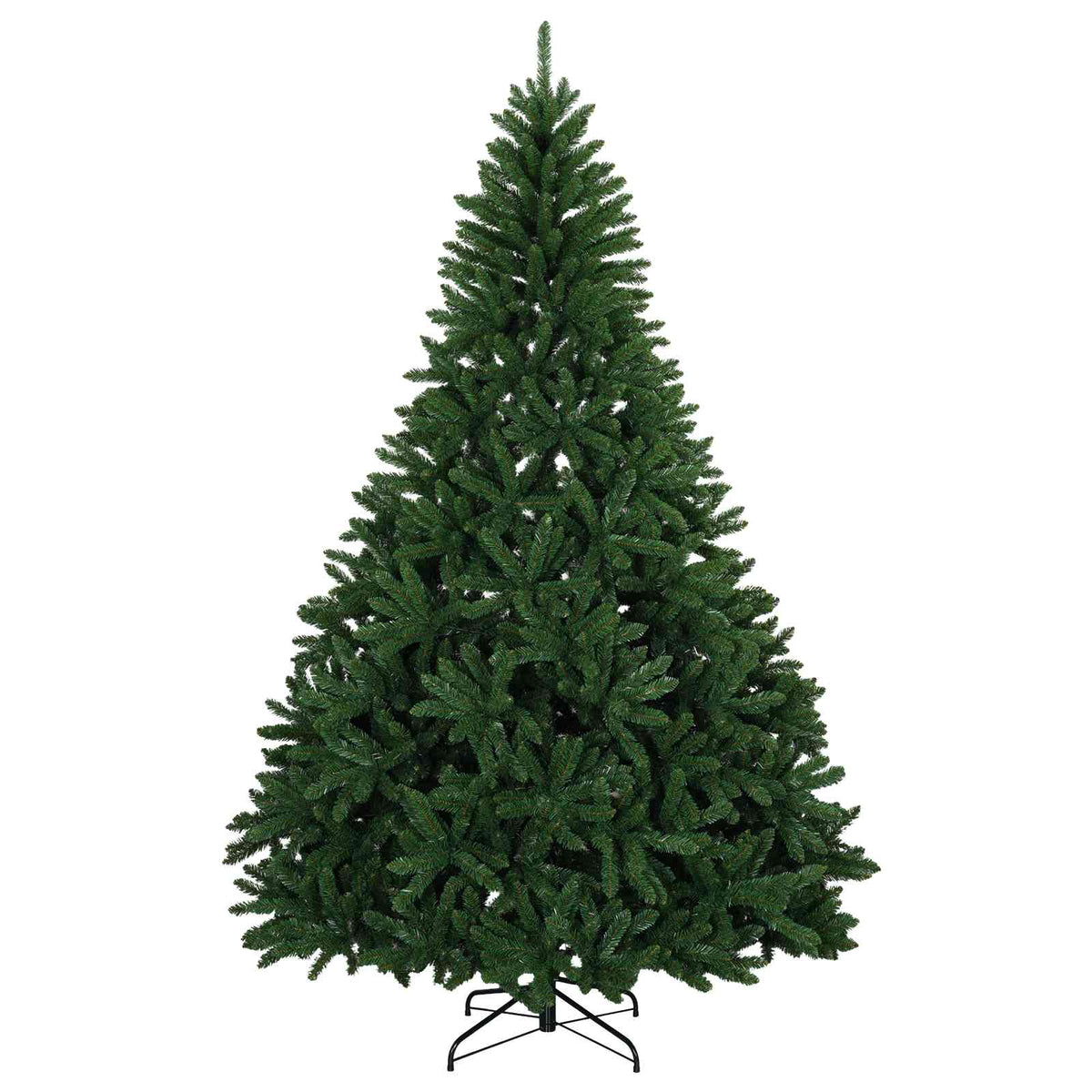 vidaXL Artificial Christmas Tree Mid-green with Ornament 270 cm