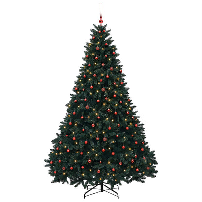 vidaXL Artificial Christmas Tree Dark Green with Bauble 300 cm