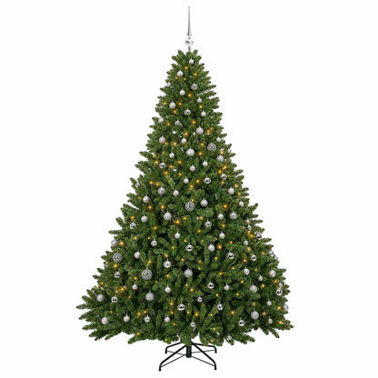vidaXL Artificial Light Green Christmas Tree with Baubles 300 cm
