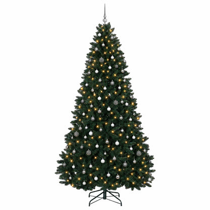 vidaXL Artificial Christmas Tree Dark Green with Bauble 300 cm