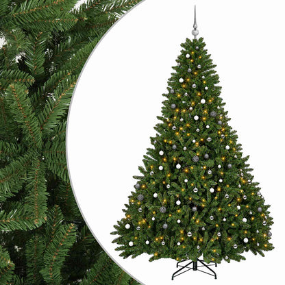 vidaXL Artificial Christmas Tree Light Green with Baubles 300 cm