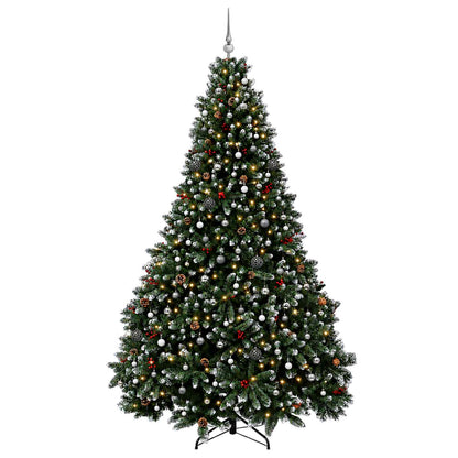 vidaXL Artificial Christmas Tree with Bauble 300 cm 600 LEDs