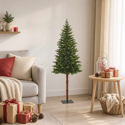 vidaXL Artificial Hinged Christmas Tree 120 cm PVC and Metal Green