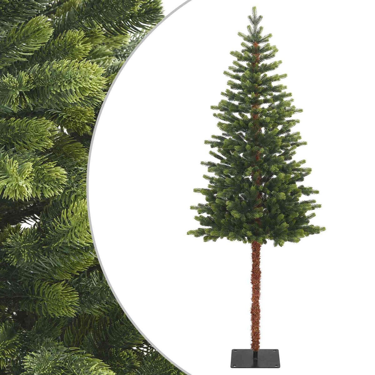 vidaXL Artificial Hinged Christmas Tree 120 cm PVC and Metal Green
