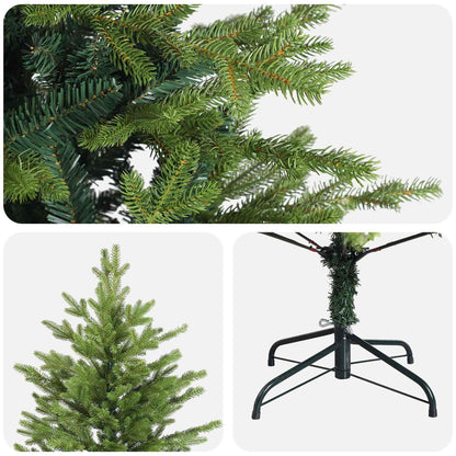 vidaXL Artificial Hinged Christmas Tree 120 cm PVC and Metal Green