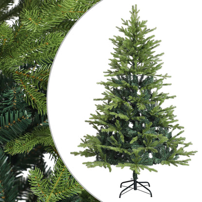 vidaXL Artificial Hinged Christmas Tree 240 cm PVC and Metal Green