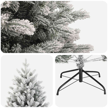 vidaXL Artificial Hinged Christmas Tree 150 cm PVC and Metal