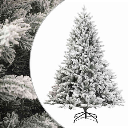 vidaXL Artificial Hinged Christmas Tree 180 cm PVC and Metal