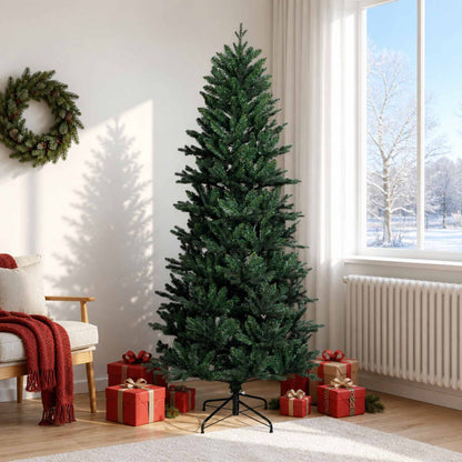 vidaXL Artificial Hinged Christmas Tree 180 cm PVC and PE Green